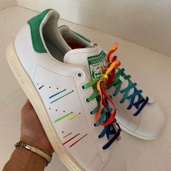 Adidas Sten Smith Pride Pack Sz 13 - Picture 1 of 6
